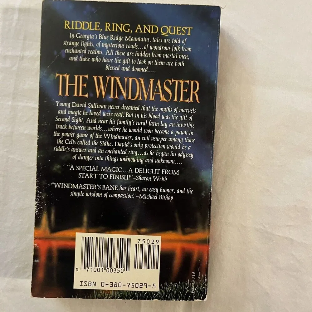 Windmaster's Bane by Tom Deitz Fantasy Fiction Small‎ Paperback Book Novel